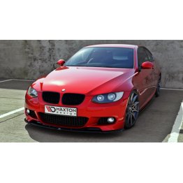 Накладка сплиттер на передний бампер на BMW 3 E92 M-Performance